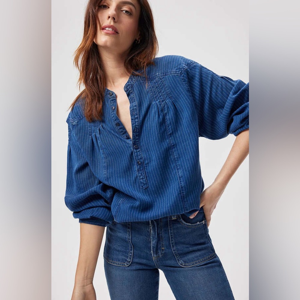 AMO Helena Denim Indigo Shirt